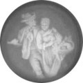 Lithophane: Hunter with his bride